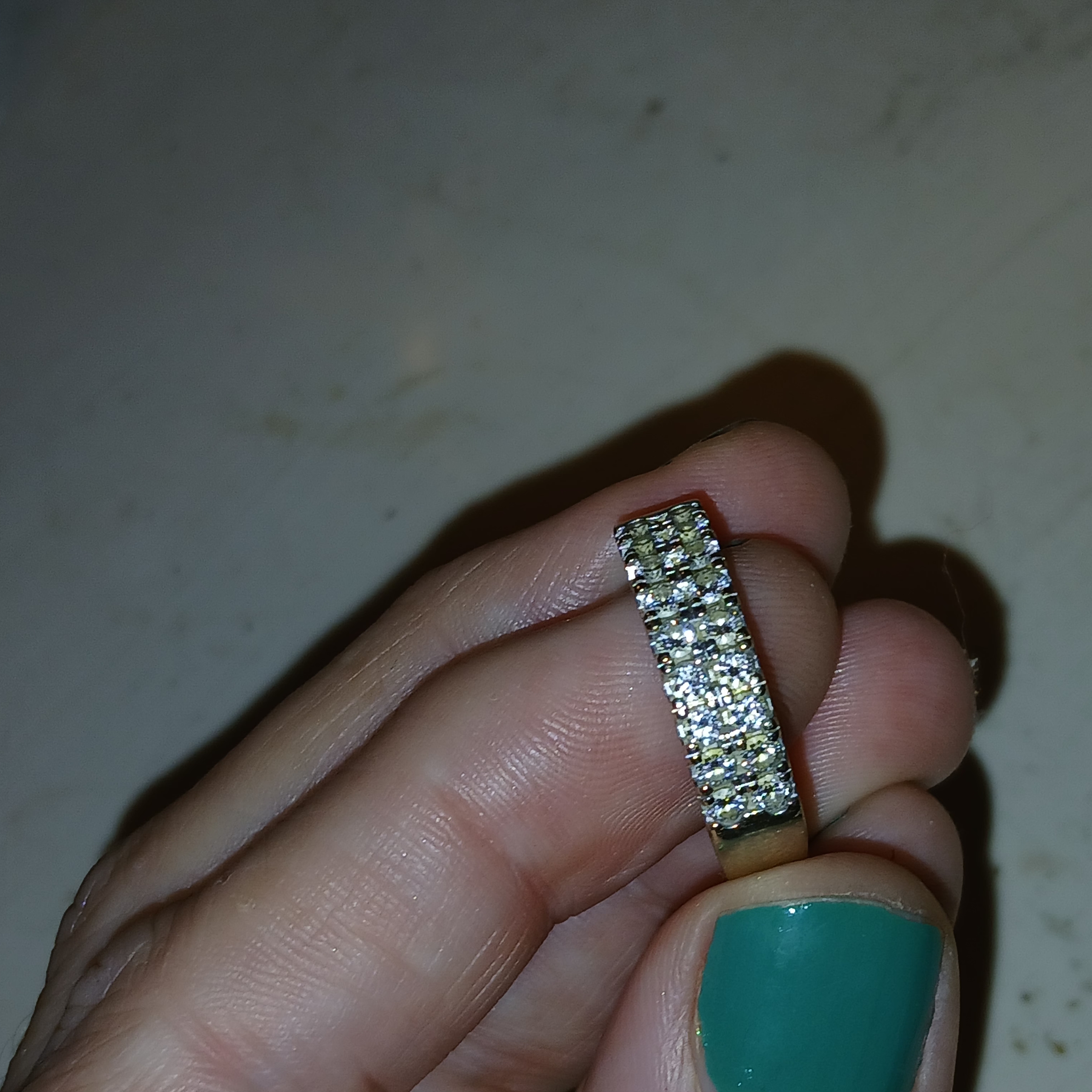 White Gold And White Diamonds